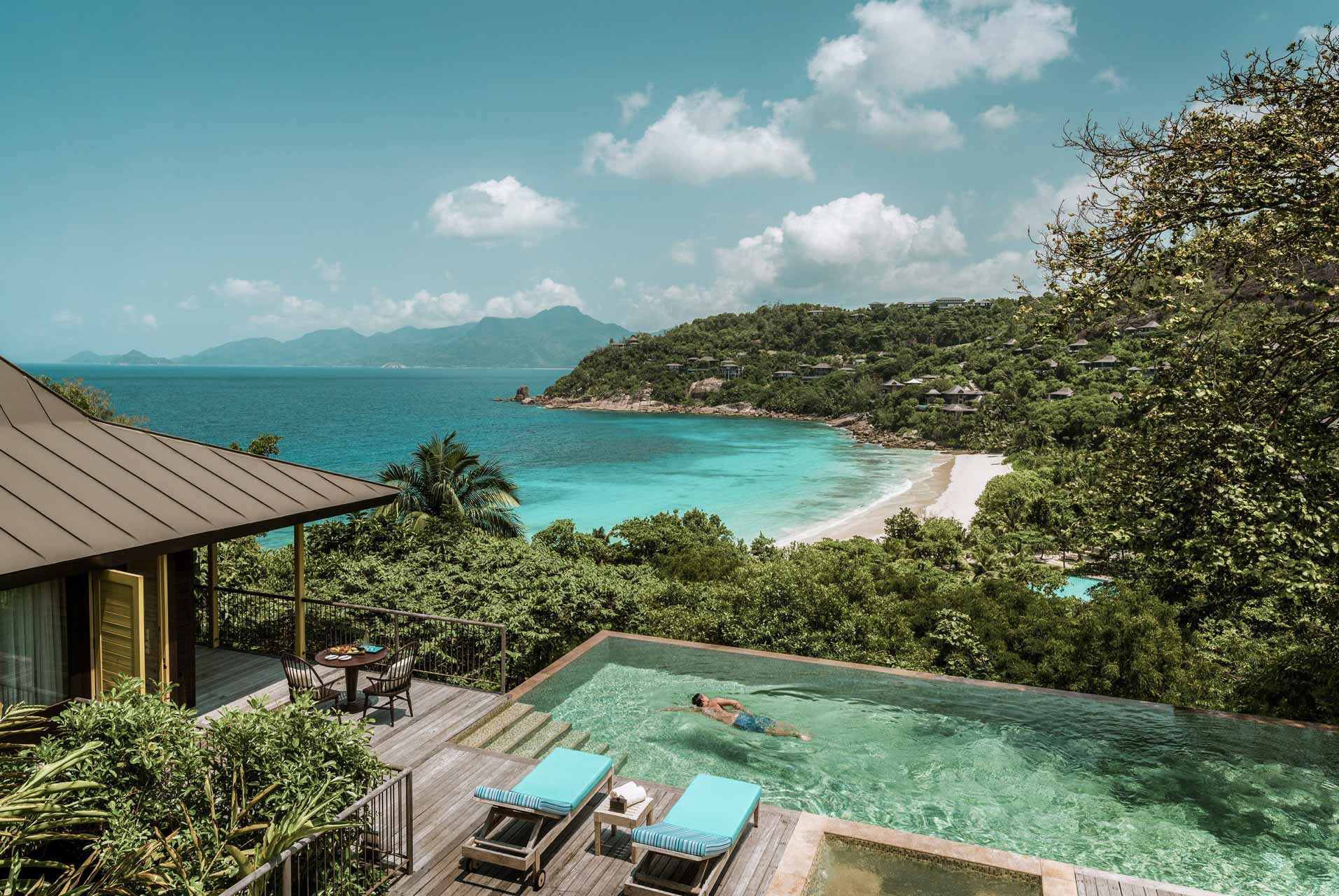 Villa with pool at Four Seasons Resort Seychelles