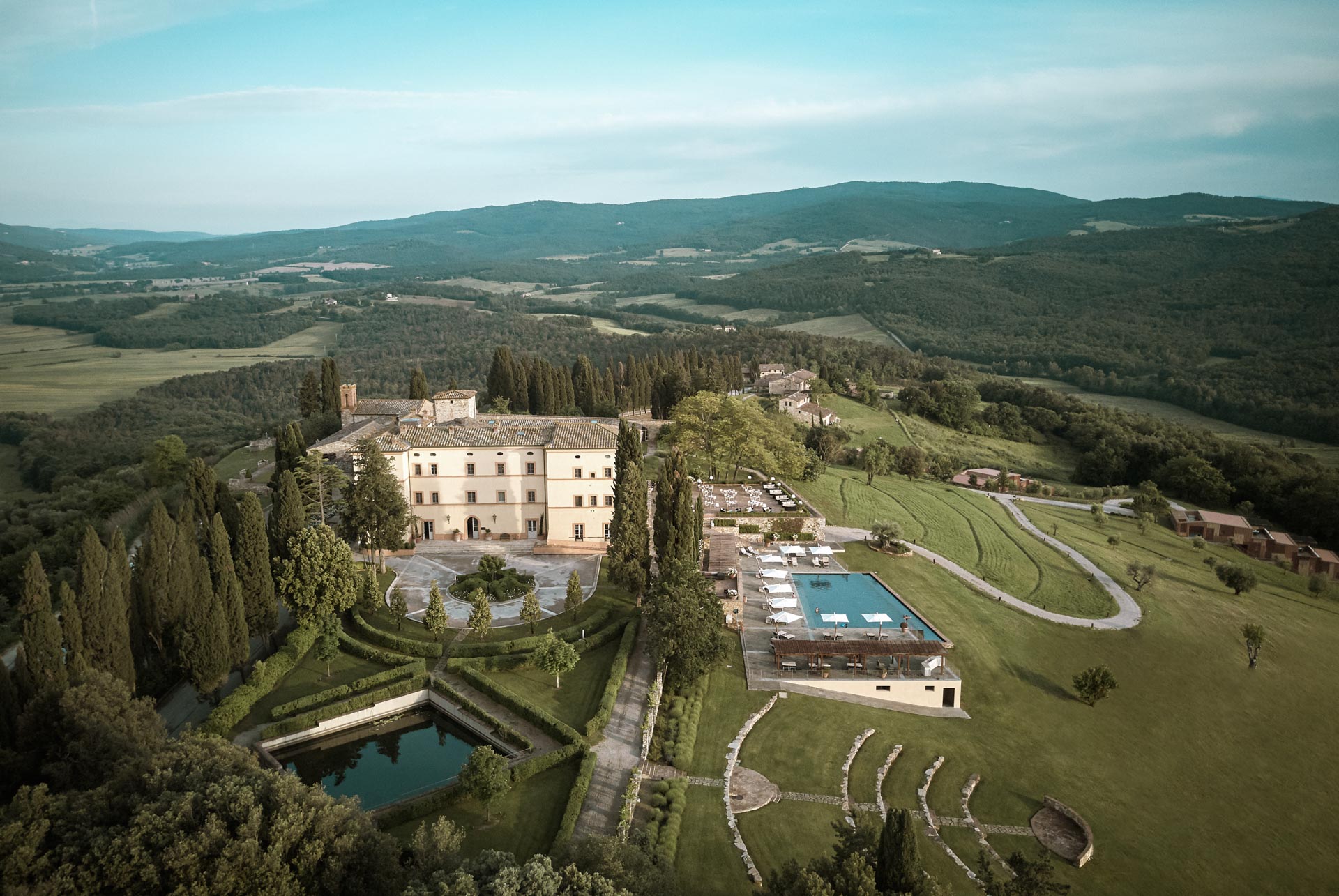 Castello di Casole, a Belmond Hotel Tuscany, Italy. Hotel review by  OutThere magazine