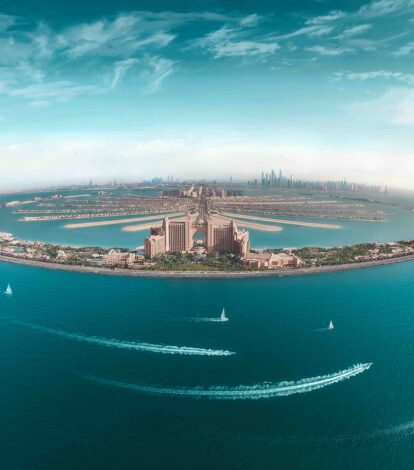 Aerial view of Atlantis The Palm