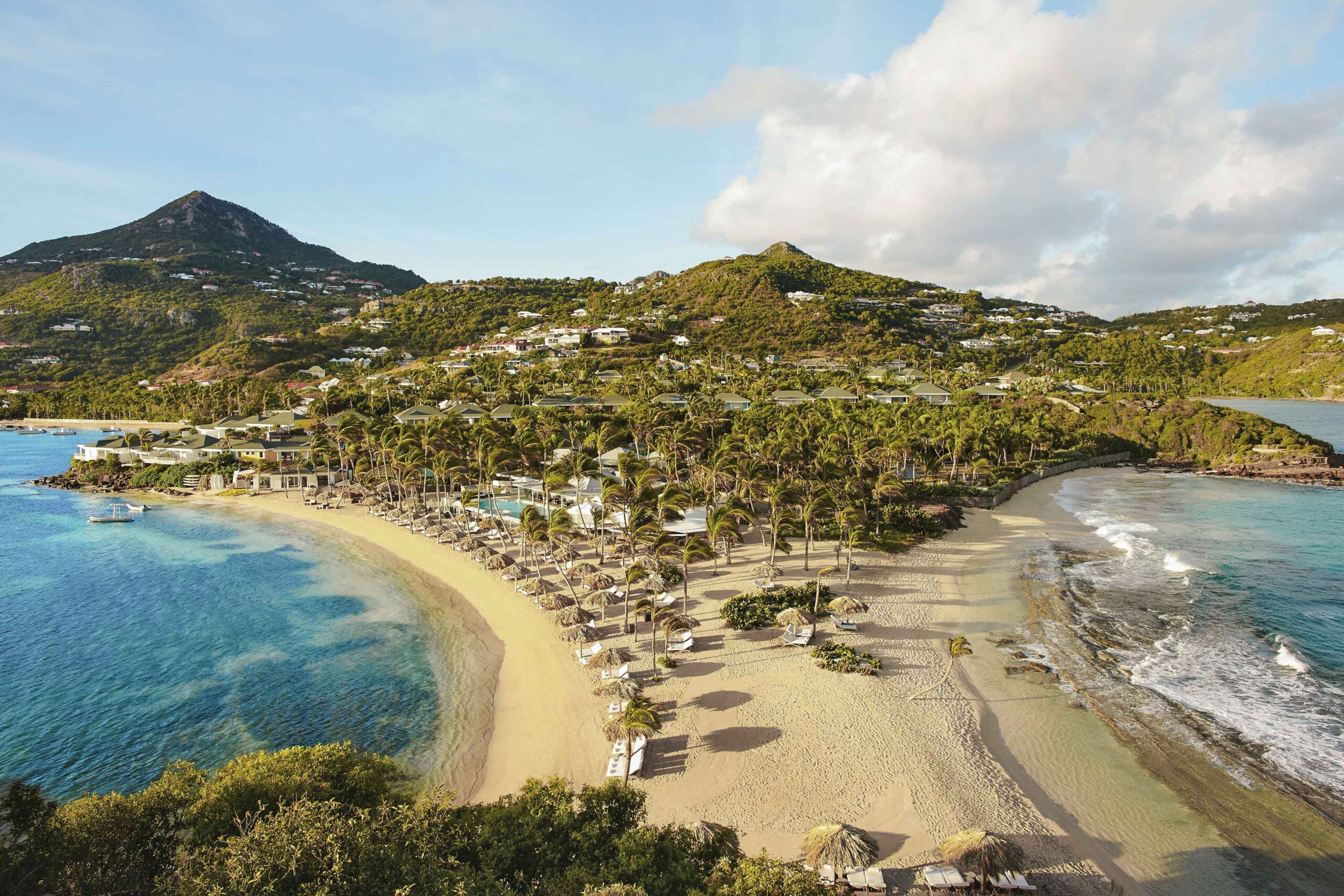 Two beaches at Rosewood Le Guanahani